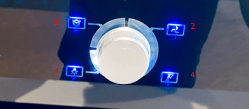 Bảng điều khiển máy hút mùi áp tường Malloca DRIVE F-152W